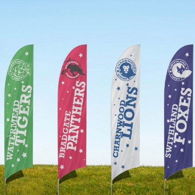 Customized Advertising Beach Flags Banners advertising feather flags Feather flag