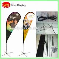 Flying banner stand feather teardrop flag hardware accessories