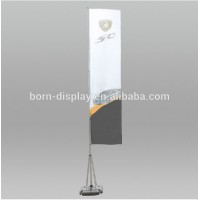 Filled Water Standing Aluminum Pole Reliable Flying Banner Big Plastic Hight Wight