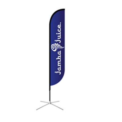 Outdoor Custom Advertising Swooper Flag with Free Design Charge