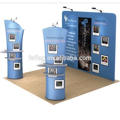 Custom trade show display backdrop wall stand